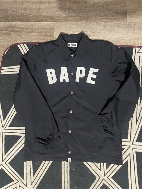 vintage bape coach jacket